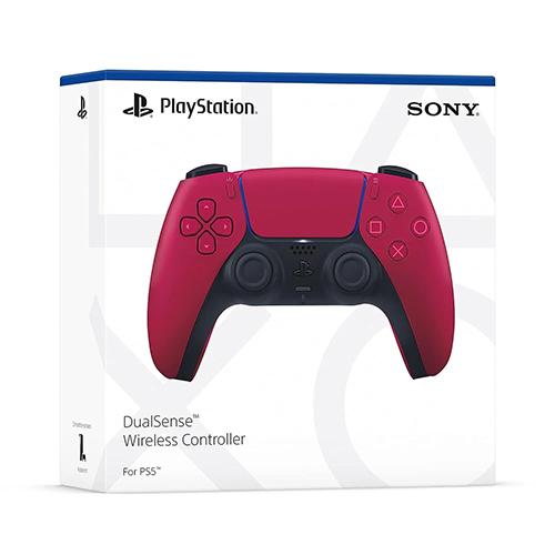 سوني وحدة تحكم لاسلكية ثنائية الاحساس لجهاز PS5 احمر كوني