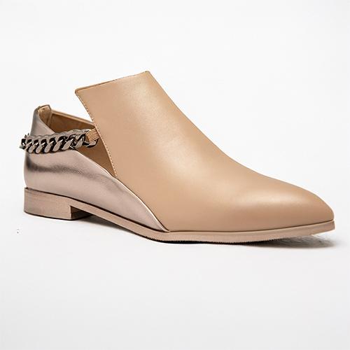 Rear Iron Track Shoe Beige and Bronze