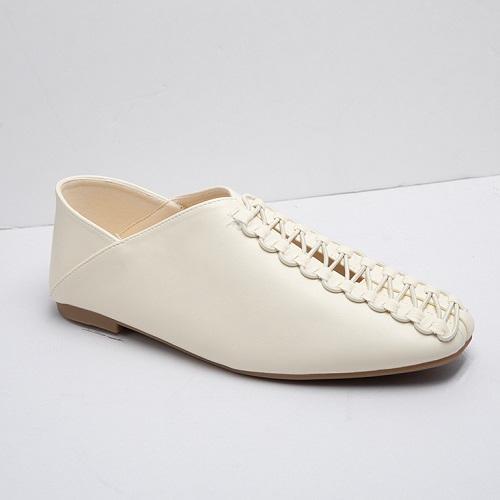 Flat Fixed Elastic Band Half White