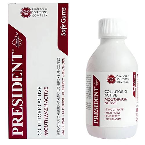 President Active Safe Gums Mouthwash 200ml