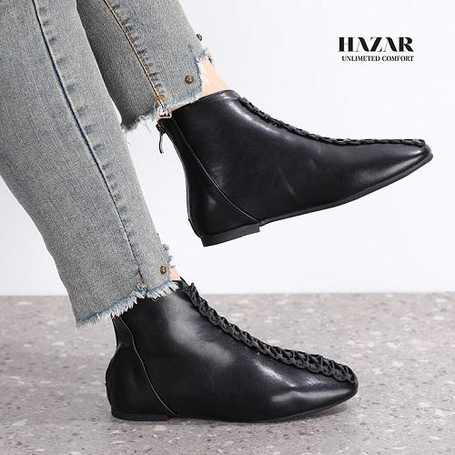 Hight Fixed Elastic Band Black Leather
