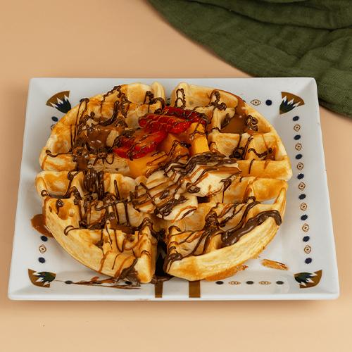Waffle with Fruits