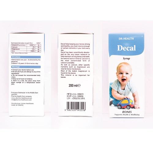 Dr. Health Decal Syrup for Digestive Health Support and General Wellbeing 200ml