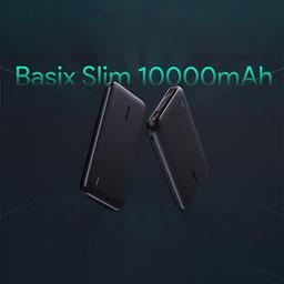 اوكي باكسي سليم باور بنك 10000مللي امبير مع شحن سريع بمنفذين USB ومنفذ Type C بقوة 20واط