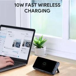 اوكي باكسي سليم باور بنك 10000مللي امبير مع شحن سريع بمنفذين USB ومنفذ Type C بقوة 20واط