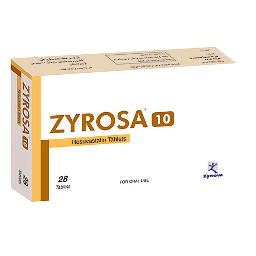 Zerosa 10mg for Lowering Cholesterol and Triglyceride Levels 28 Tablets