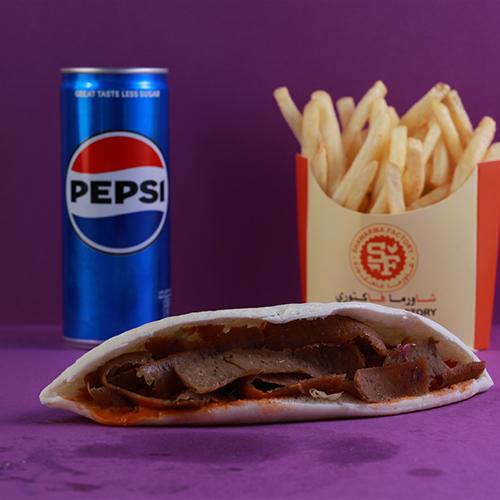 Mubarkia Meat Sandwich Meal