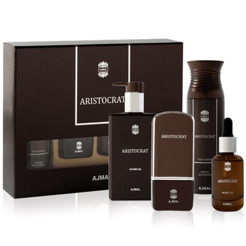 Ajmal Aristocrat Perfume Gift Set for Men 4Pcs