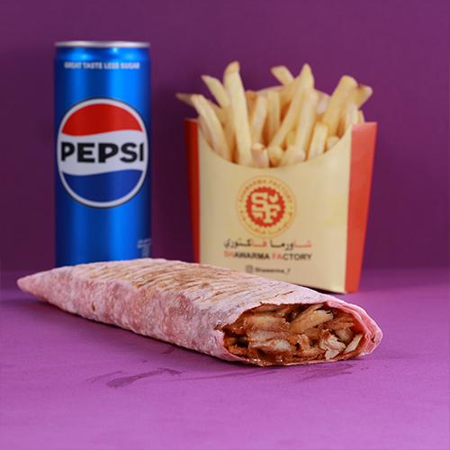 Grilled Chicken Shawarma Meal