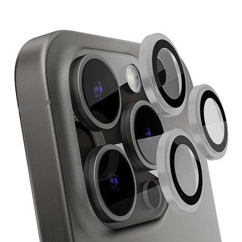 Ghostek Camera Lens Protection for iPhone 16 and iPhone 16 Plus Titanium