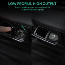 Aukey Car Charger Ultra Small Dual Port USB 24W