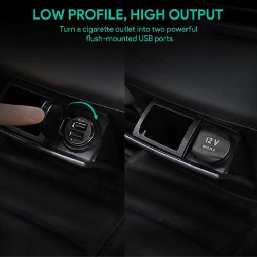 Aukey Car Charger Ultra Small Dual Port USB 24W