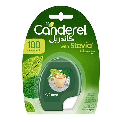 كاندريل سكر محلي مع ستيفيا 100قرص