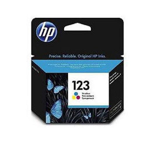 HP 123 Original Tri Color Ink Cartridge Model No.F6V16AE
