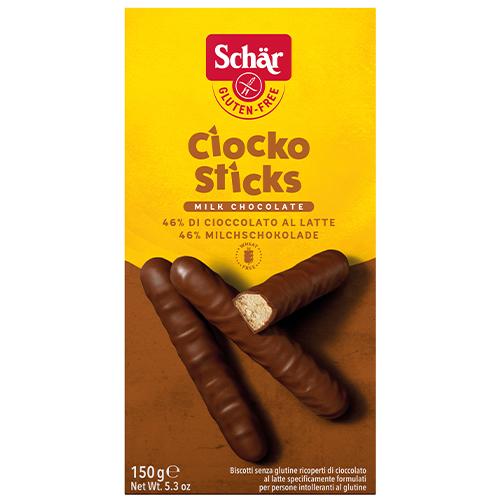 Schar Milk Chocolate Sticks Natural Gluten Free 150g