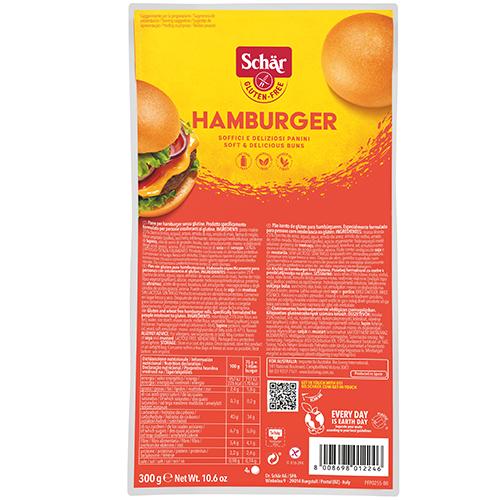 Schar Natural Hamburger Bun Gluten Free 300g