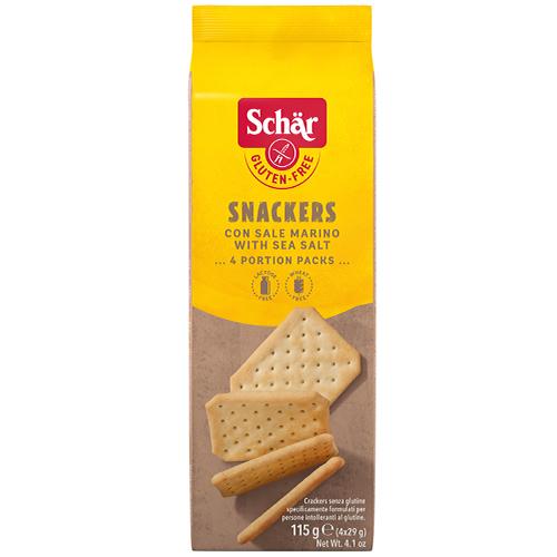 Schar Snackers Biscuit with Sea Salt Natural Gluten Free 115g