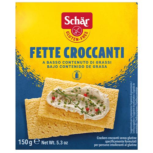 Schar Fette Croccanti Toasted Bread Slices Natural Gluten Free 150g
