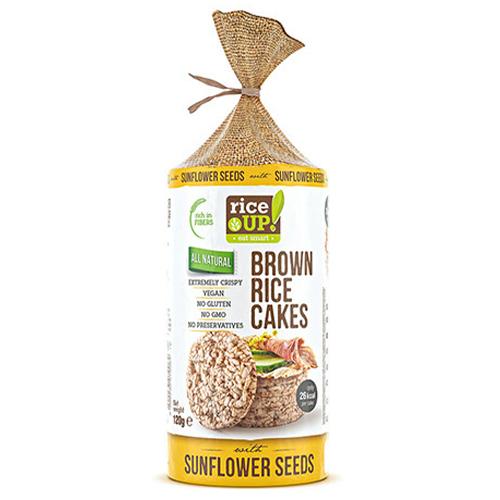 Rice Up Brown Rice Cakes with Sunflower Seeds 120g