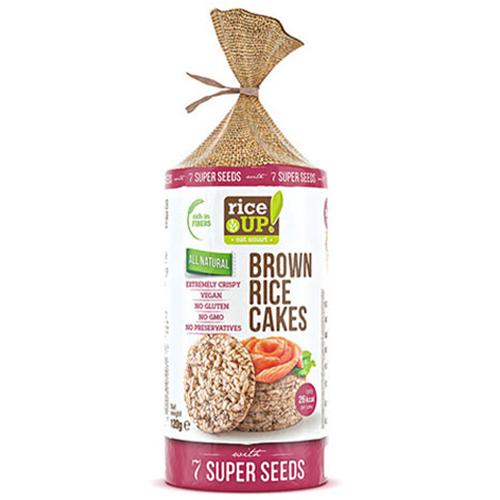 Rice Up Brown Rice Cakes with 7Super Seeds 120g