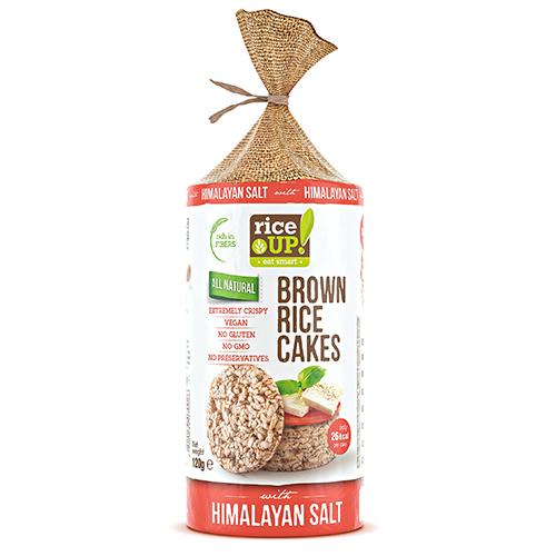Rice Up Brown Cakes Rice with Himalayan Salt 120g