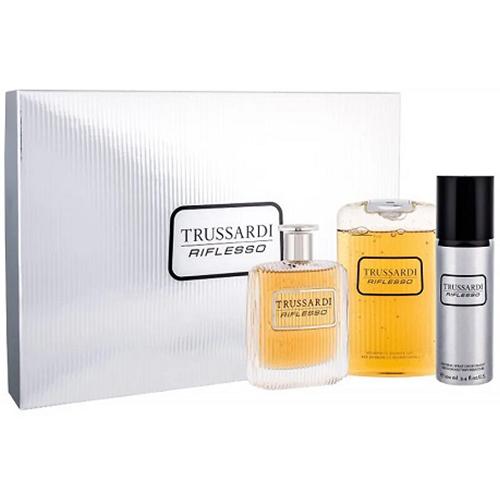 طقم عطر تروساردي ريفلوسو او دو تواليت للرجال 3حبه