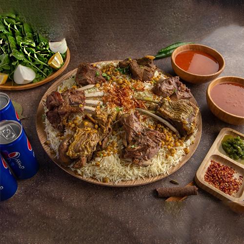 Meat Machboos Tray Enough for 4Persons