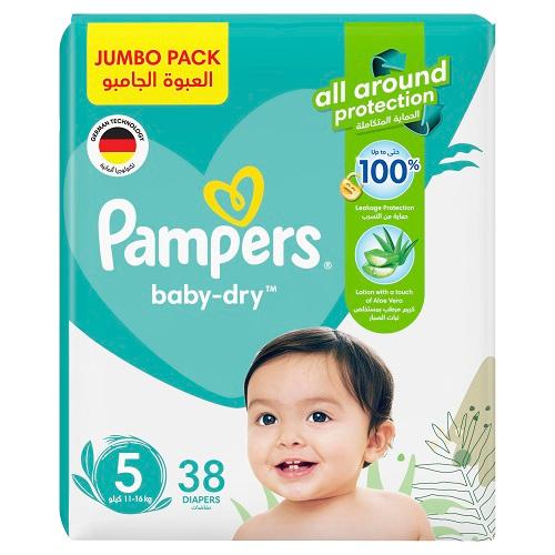 Pampers Baby Diapers Size5 from11to16Kg 38Diaper
