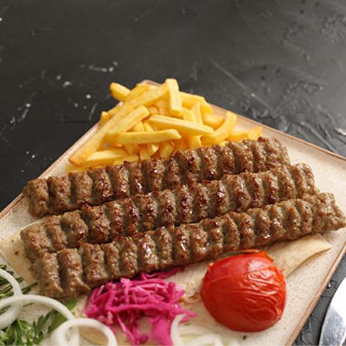 Meat Kebab Tray 3Skewers