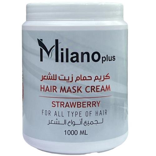 Milano Plus Hot Oil Hair Cream Strawberry Extract 1000ml