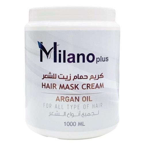 ميلانو بلس كريم حمام زيت للشعر بخلاصة زيت الارجان 1000مل