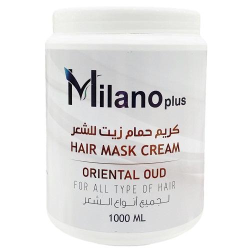 ميلانو بلس كريم حمام زيت للشعر بخلاصة العود الشرقي 1000مل