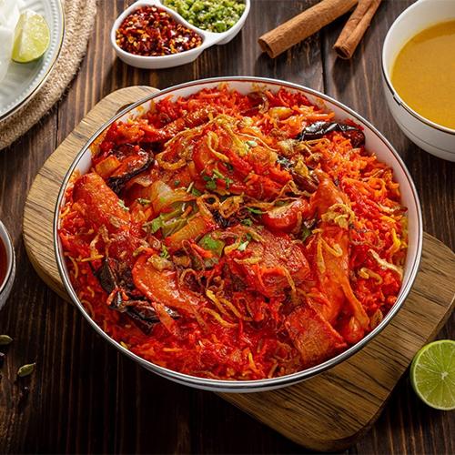 Meat Maqluba Tray Enough for 4to5Persons