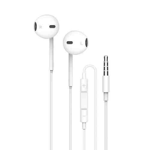 Porodo Soundtec Stereo Earphones with 3.5mm AUX Connector White Model No.PD-STAEP-WH