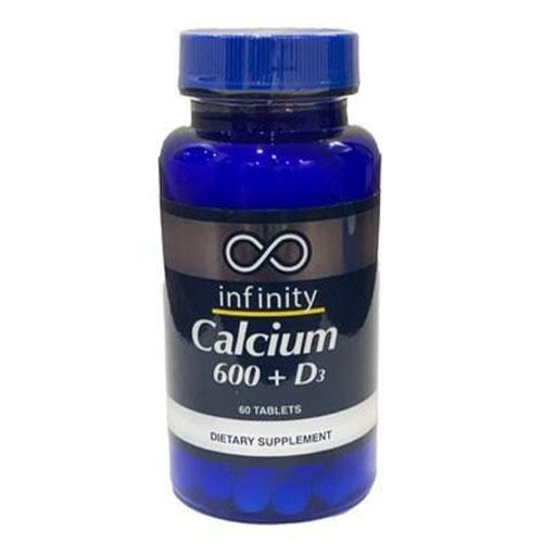 Infinity Calcium600 and Vitamin D3 for the Treatment of Bone and Muscle Problems 60Tablets