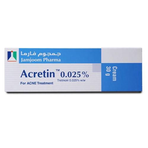 اكريتين كريم 0.025% لعلاج حب الشباب 30جم