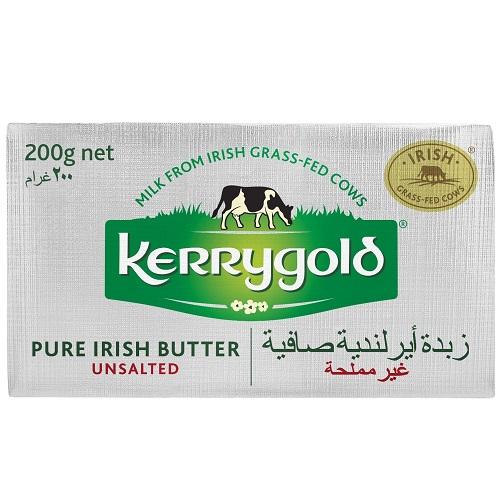 Kerrygold Unsalted Pure Irish Butter 200g
