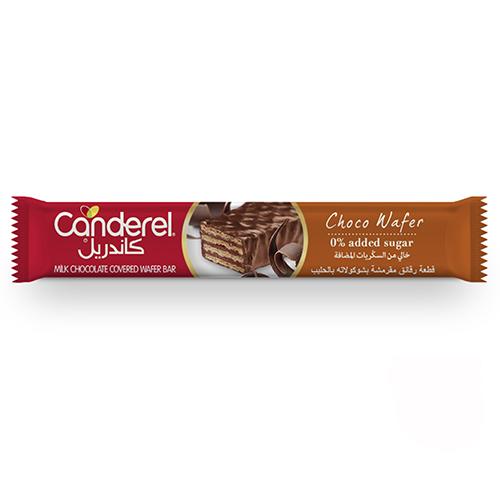 Canderel Milk Chocolate Covered Wafer No Added Sugar 30g