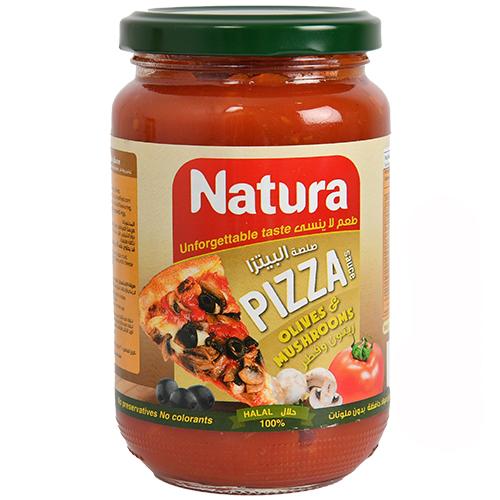 Natura Pizza Sauce with Olives and Mushrooms 360g