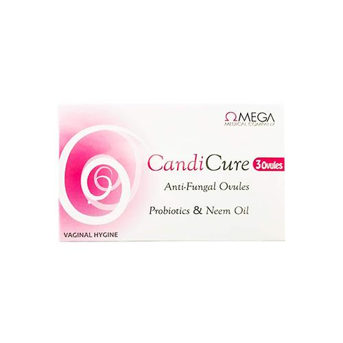 Candi Cure Anti Fungal Ovules Probiotics & Neem Oil 3Ovules