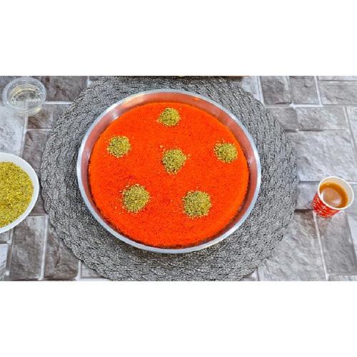 كنافه شقراء جبن او قشطة وسط