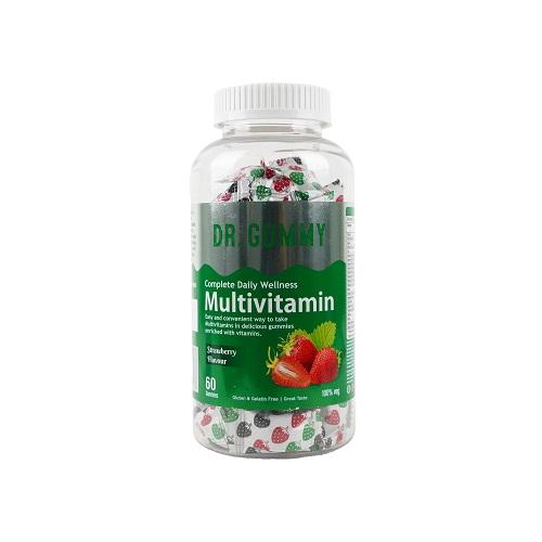 Dr Gummy Multivitamin Dietary Supplement for Kids Strawberry Flavor 60Gummies