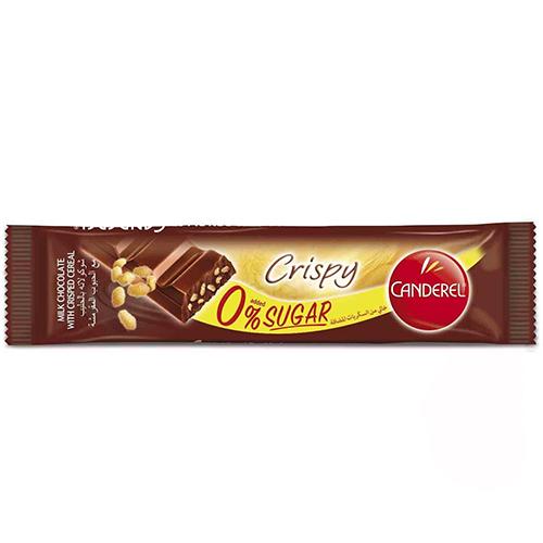 Canderel Milk Chocolate with Crispy Creal No Added Sugar 27g