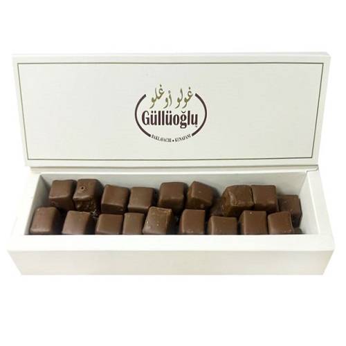 Gulluoglu Turkish Halkum Dessert Covered with Chocolate 350g