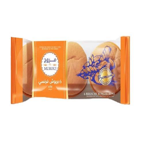 Murouj French Brioche Burger 6Pcs 360g