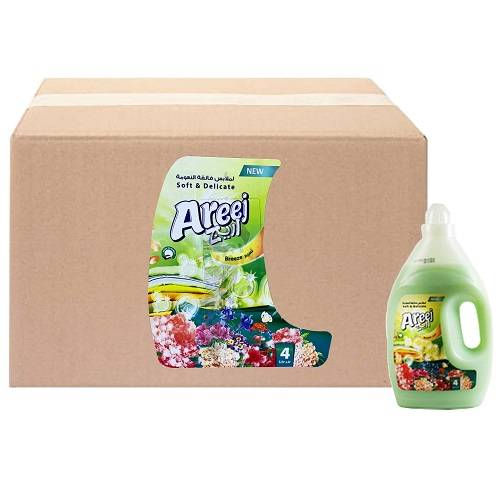 Areej Fabric Softener And Scented With Breeze Perfume 4Ltr 6Pcs 1Carton