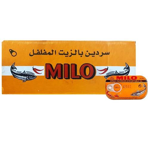 Milo Spiced Sardines in Vegetable Oil 125g 50pcs 1Carton