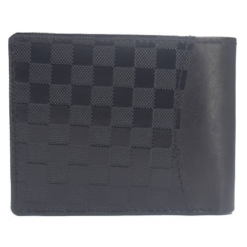Men Wallet Black Model No.MW-GL-BLK-007