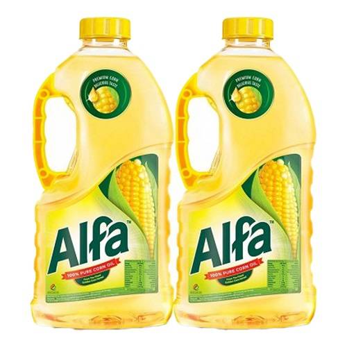 Alfa Pure Corn Oil 1.5Ltr 2Pcs