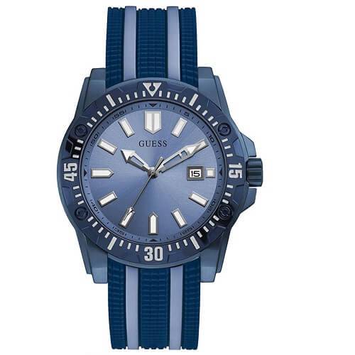 Guess Silicone Analog Quartz Watch Blue Model No.GW0055G2
